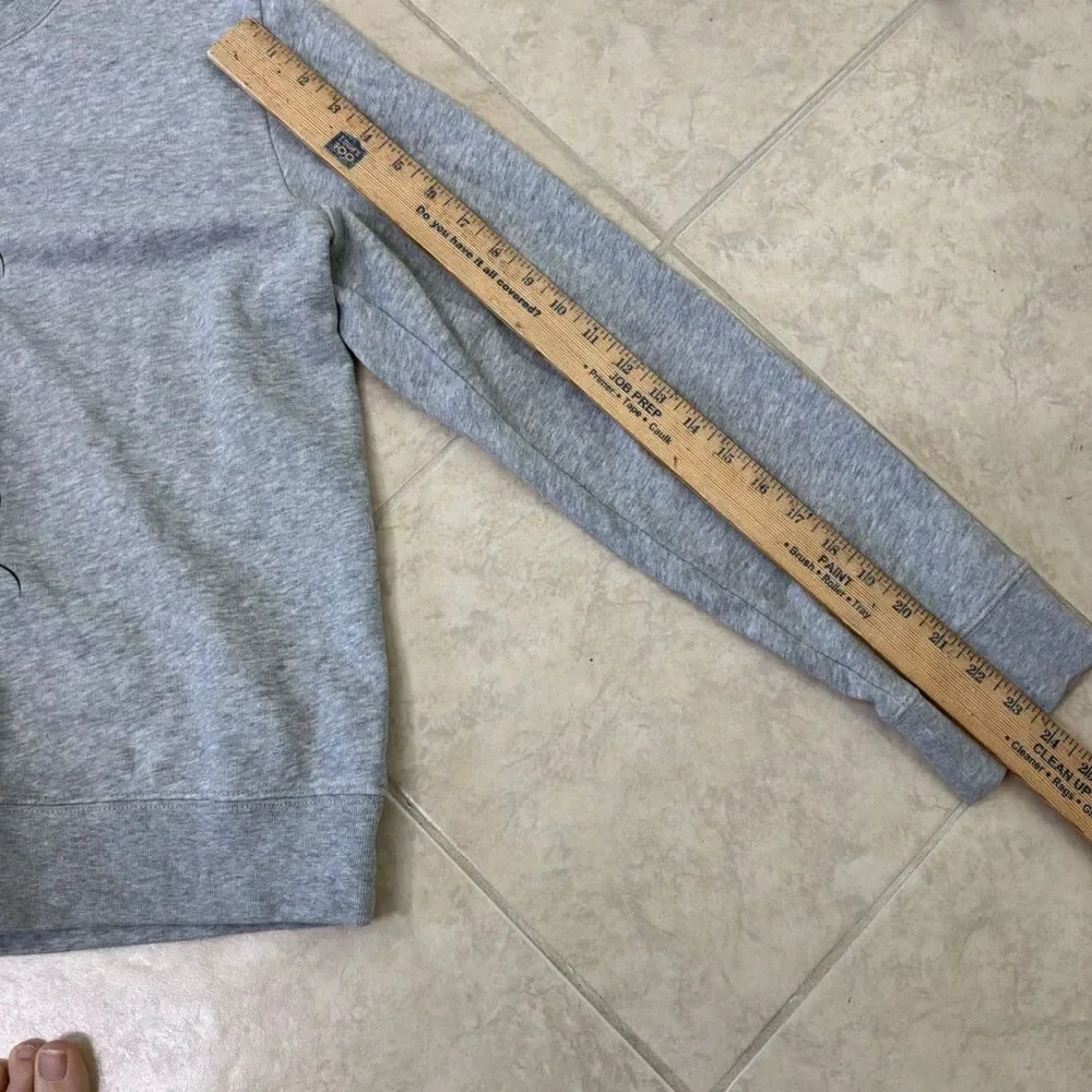 Disney X Kate Spade Women's Minnie Mouse Glitter Sweatshirt Gray Sz. XL